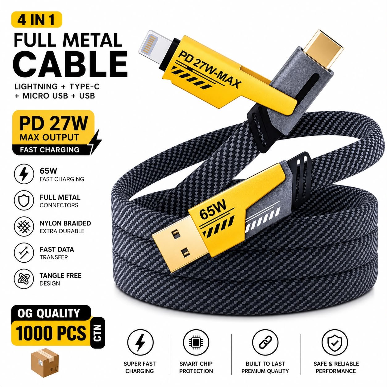 4In1 Metal Cable Loose