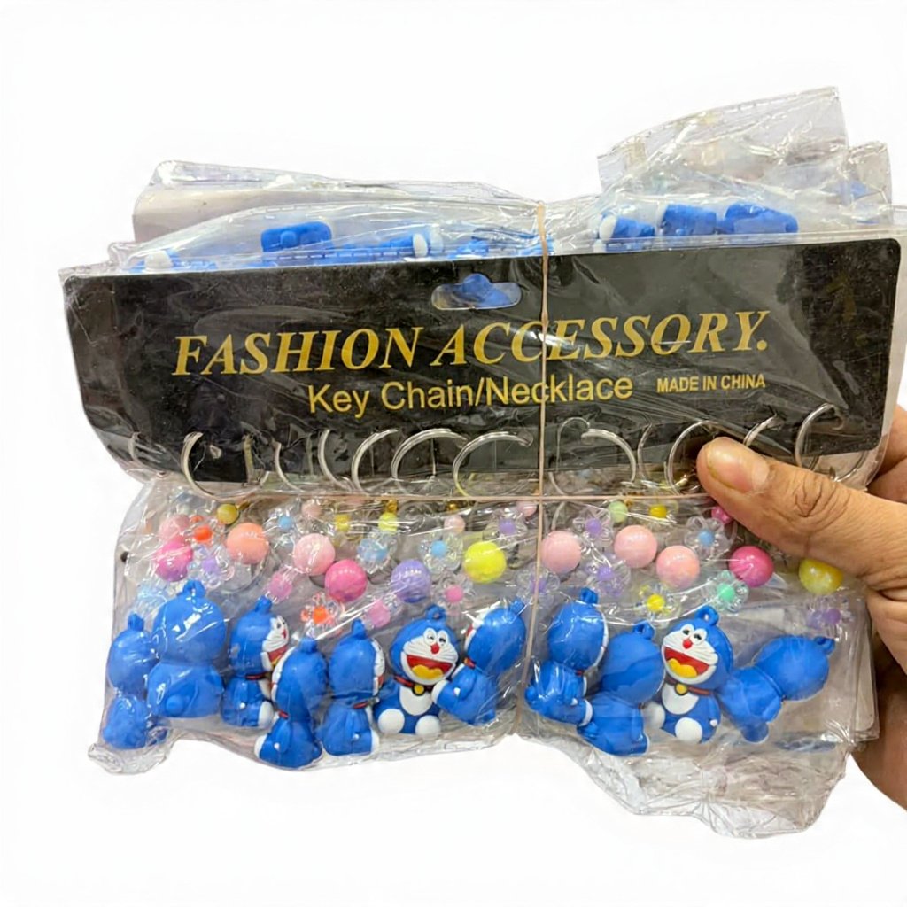 Rabber moti keychain E24