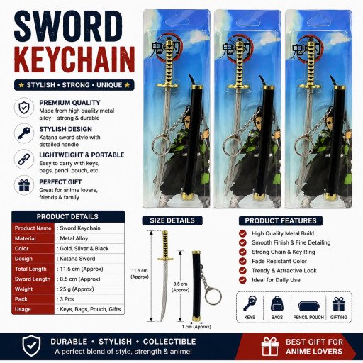 Katana Sword Keychain E28