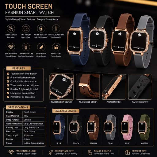 Ladies Fashion Smart Watch – Touch Screen