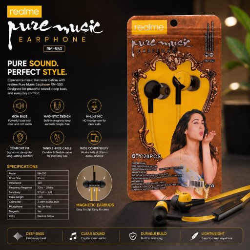 Realme Megnetic champ earphone