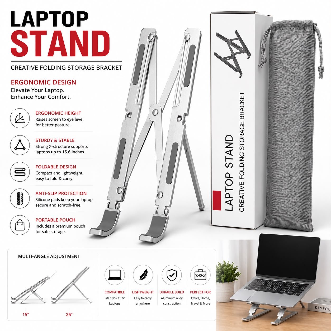 Leptop Stand (360Gram)