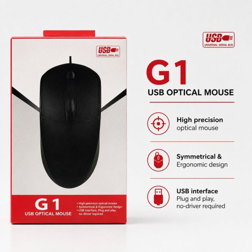 G1 USB Optical Mouse