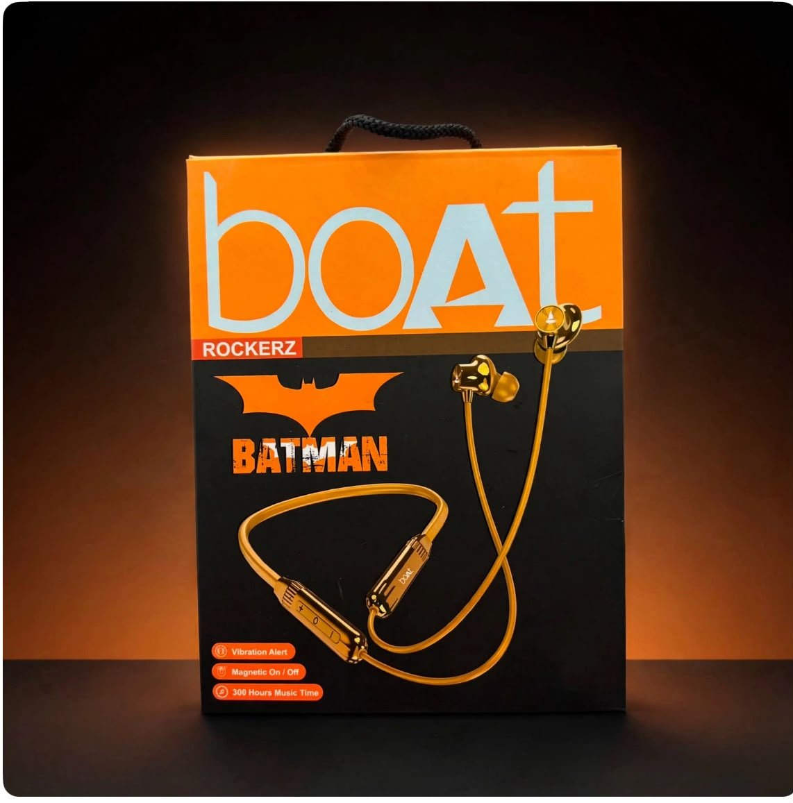 boAt Rockerz Batman 300H Edition Wireless Neckband