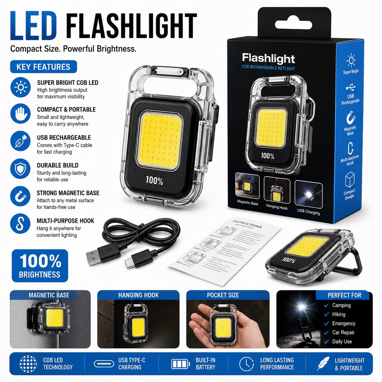 Flash Light With Laiter
