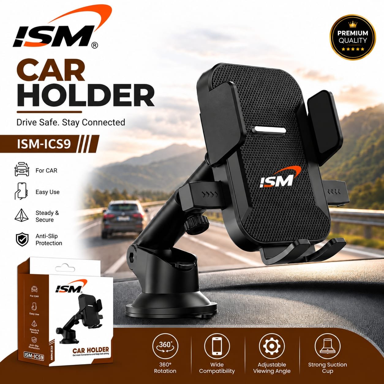 ISM ICS9 Car Mobile Stand