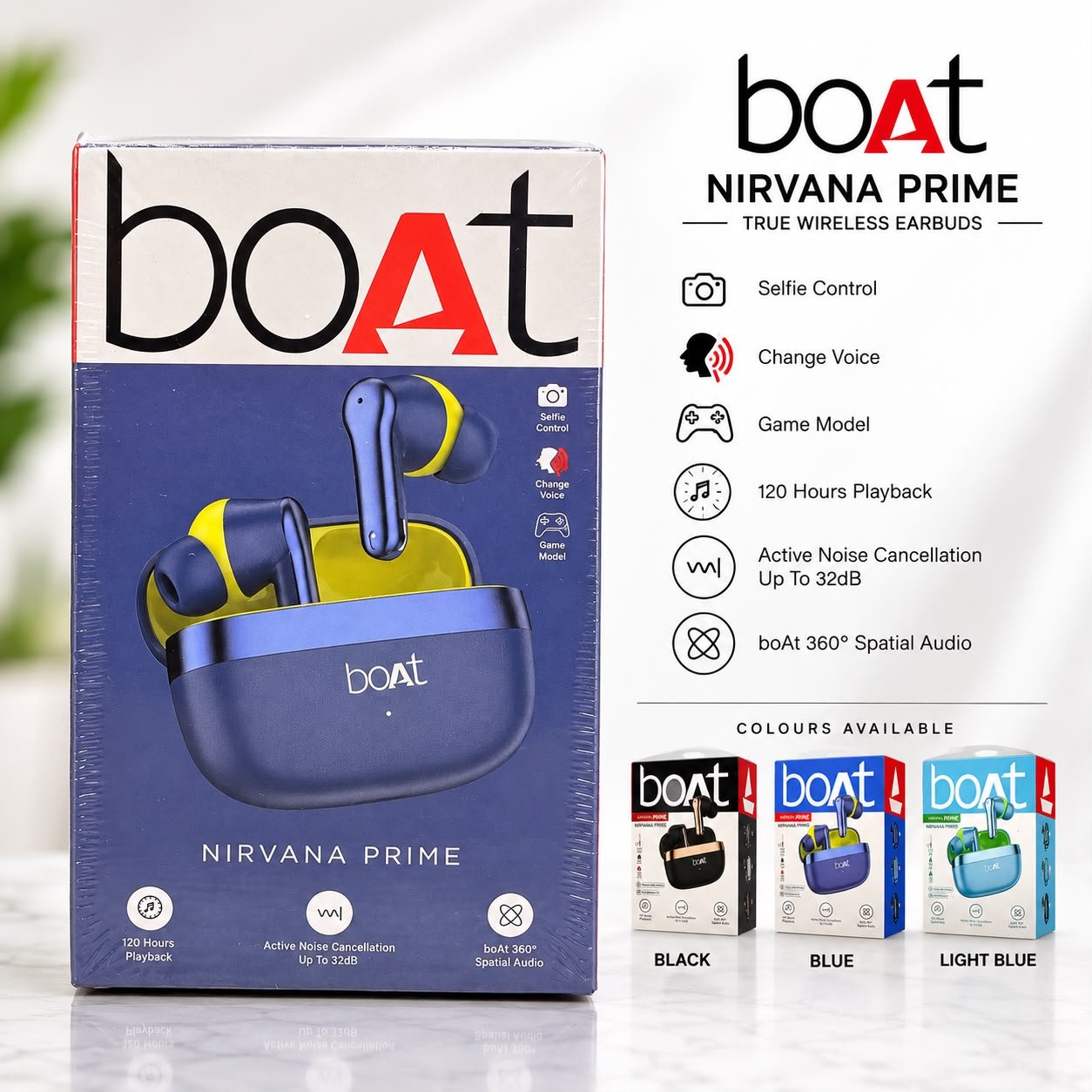 Boat Nirvana Prime Wireless Bluetooth Ear buds