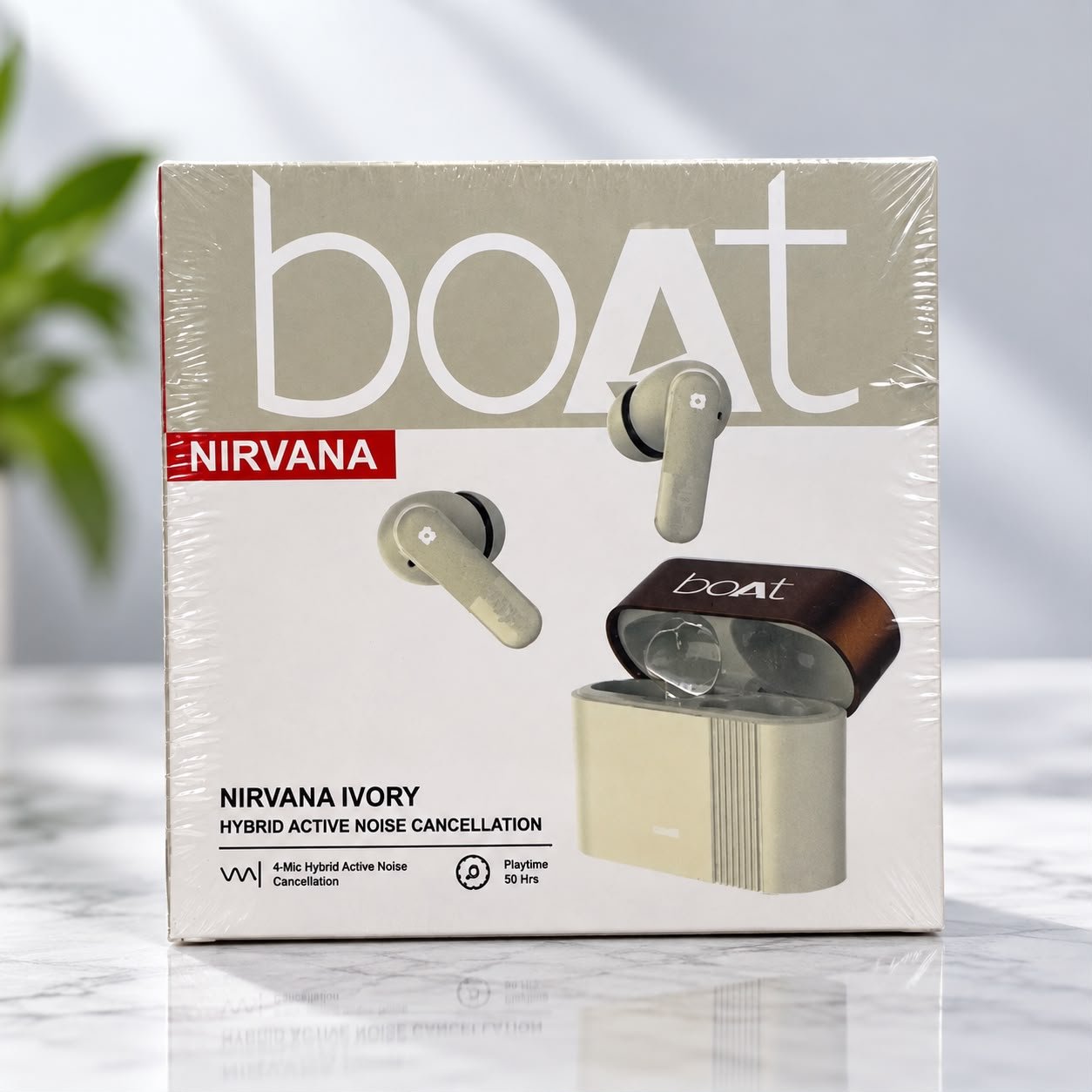 Boat Nirvana IVORY Wireless Bluetooth Ear buds