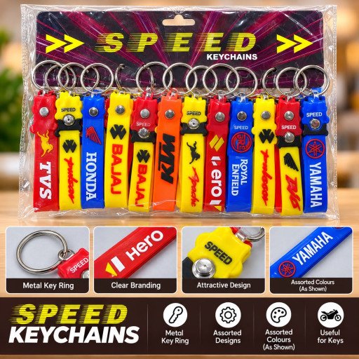 SPEED Bike Keychain – Assorted Designs F8