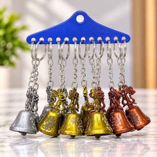 Metal Decorative Bell Keychain F21