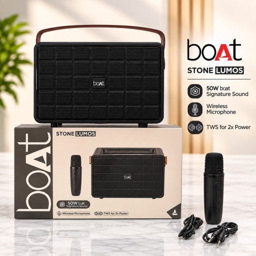 boAt Stone Lumos Portable Bluetooth Speaker
