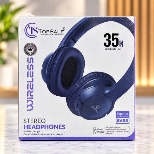 TopeSale Wireless Bluetooth Headphones 6M Warranty