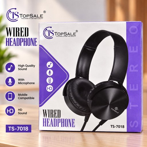 TOPSALE TS-7018 Wired Headphone