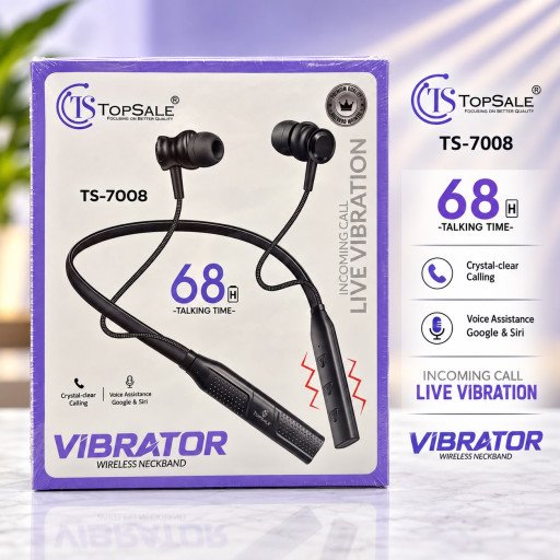 TOPSALE VIBRATOR TS-7008 Wireless Neckband