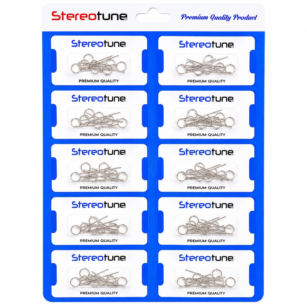 Stere Tune Silver Sim Pin (100 pcs packet)