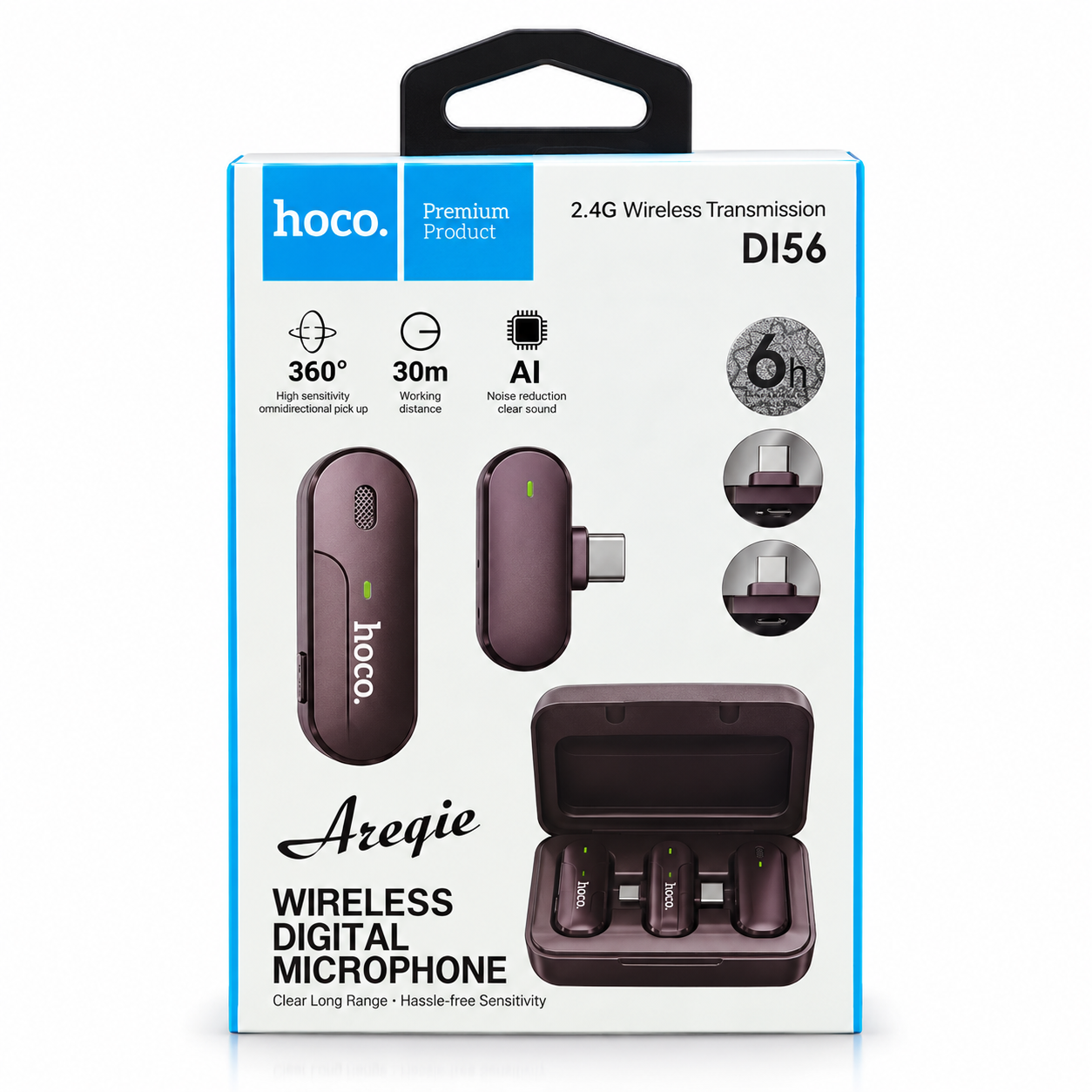 Hoco. Arevie Wireless Digital Microphone – Model DI56 Mic