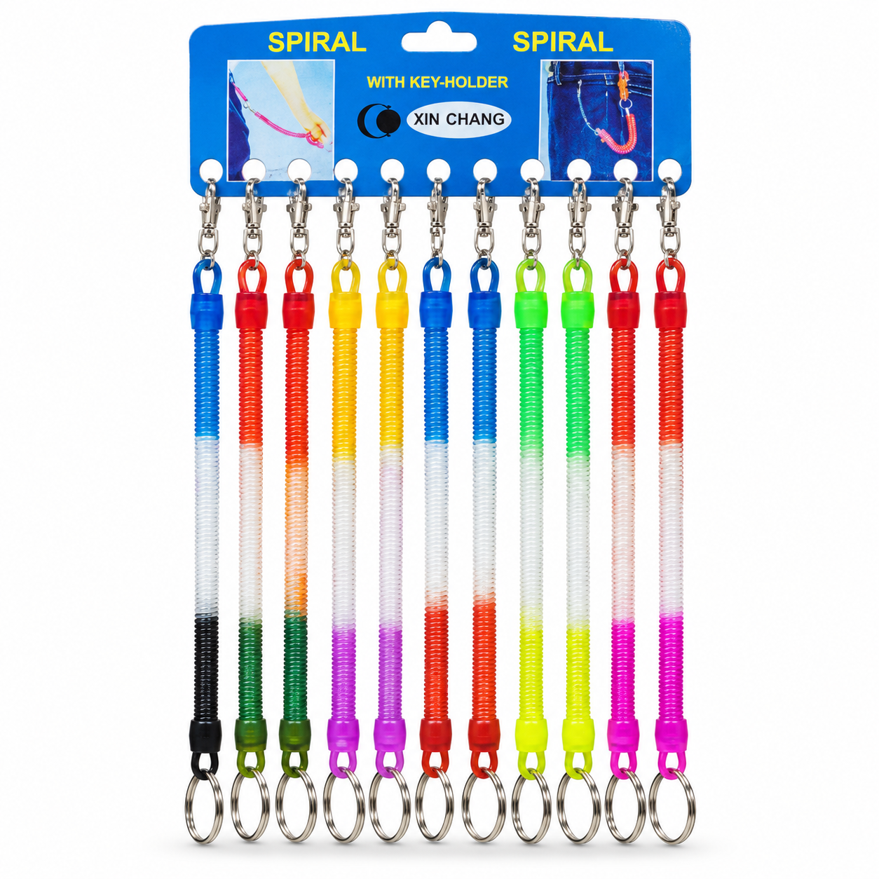 Spiral Keychain with Key Holder – Xin Chang