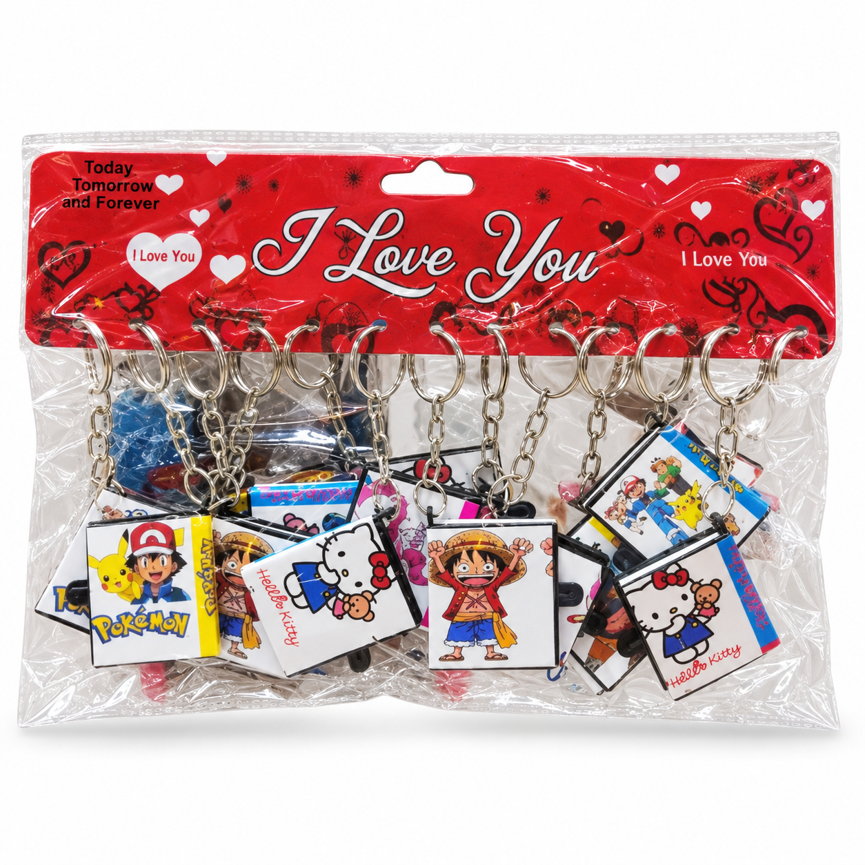 Mini Real Diary Keychain (Cartoon Print)
