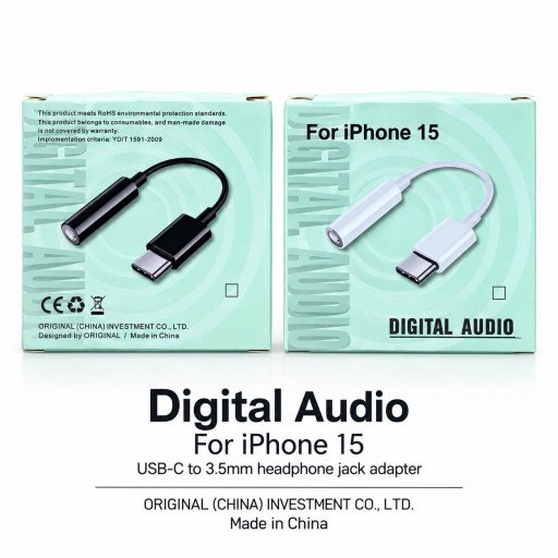 iPhone 15 Types c Walking Earphone Jack