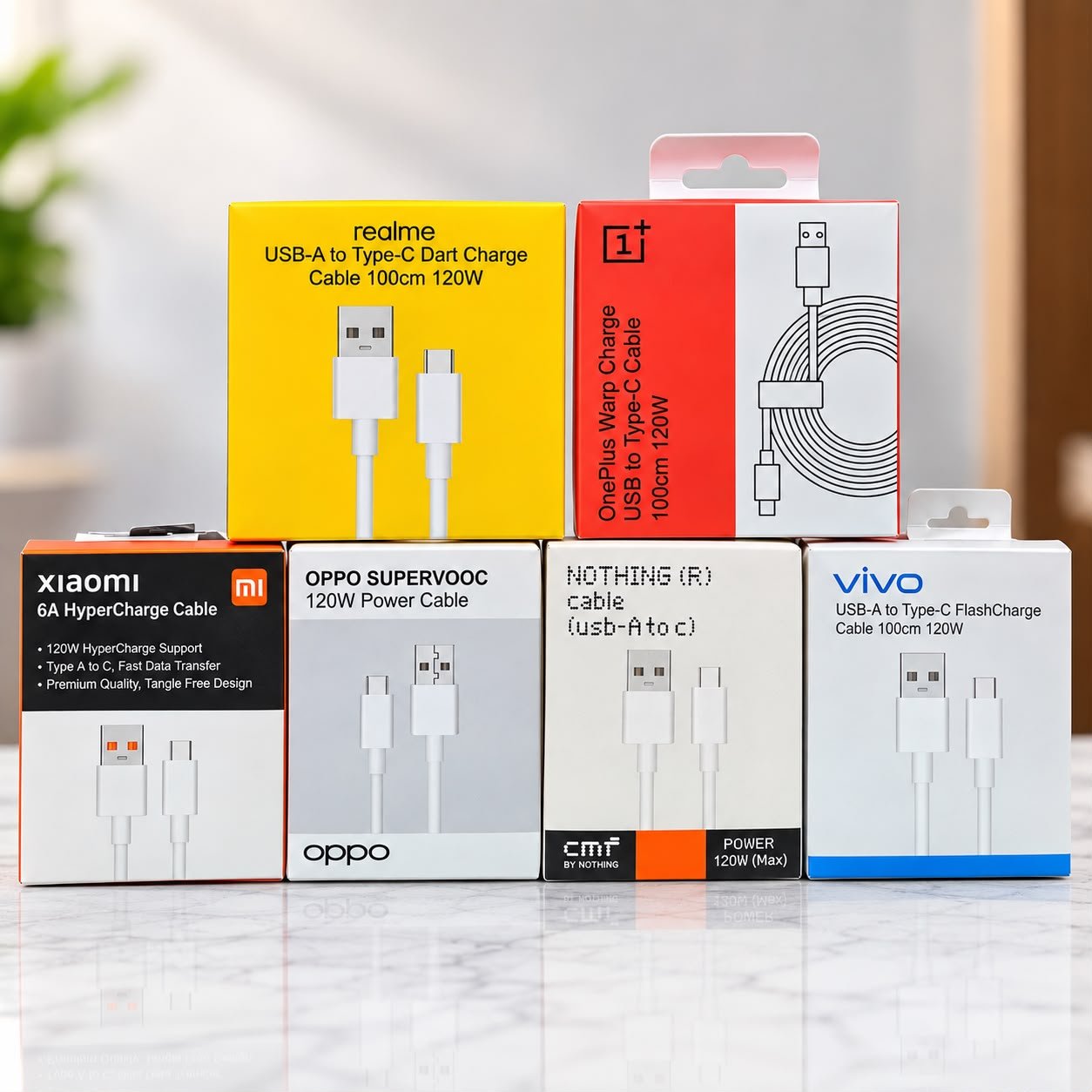 Mix 120W 6A Supar Fast Data Cable With Box Packing HIGH Quality
