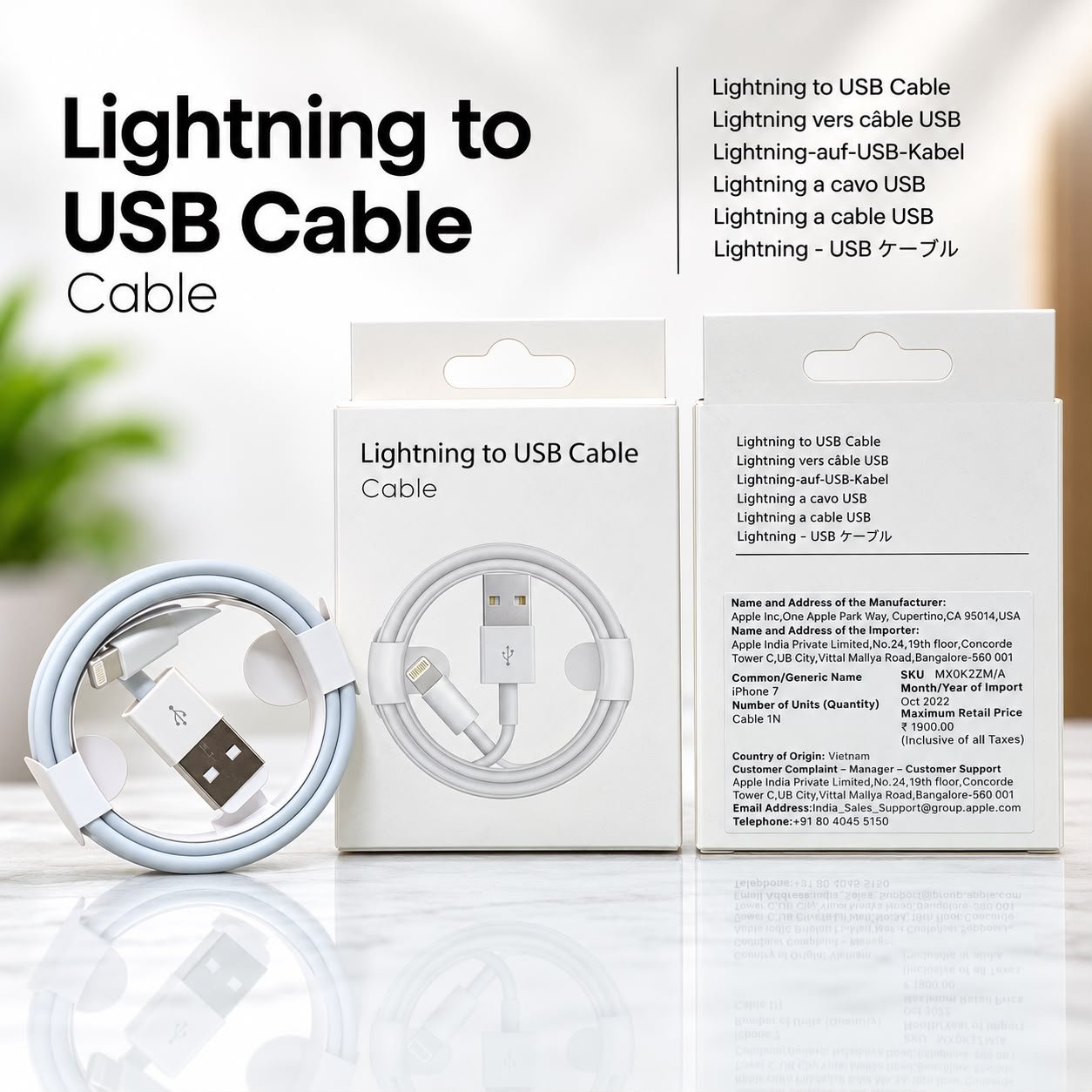 iPhone 7 Usb To Iphone Normal Cable