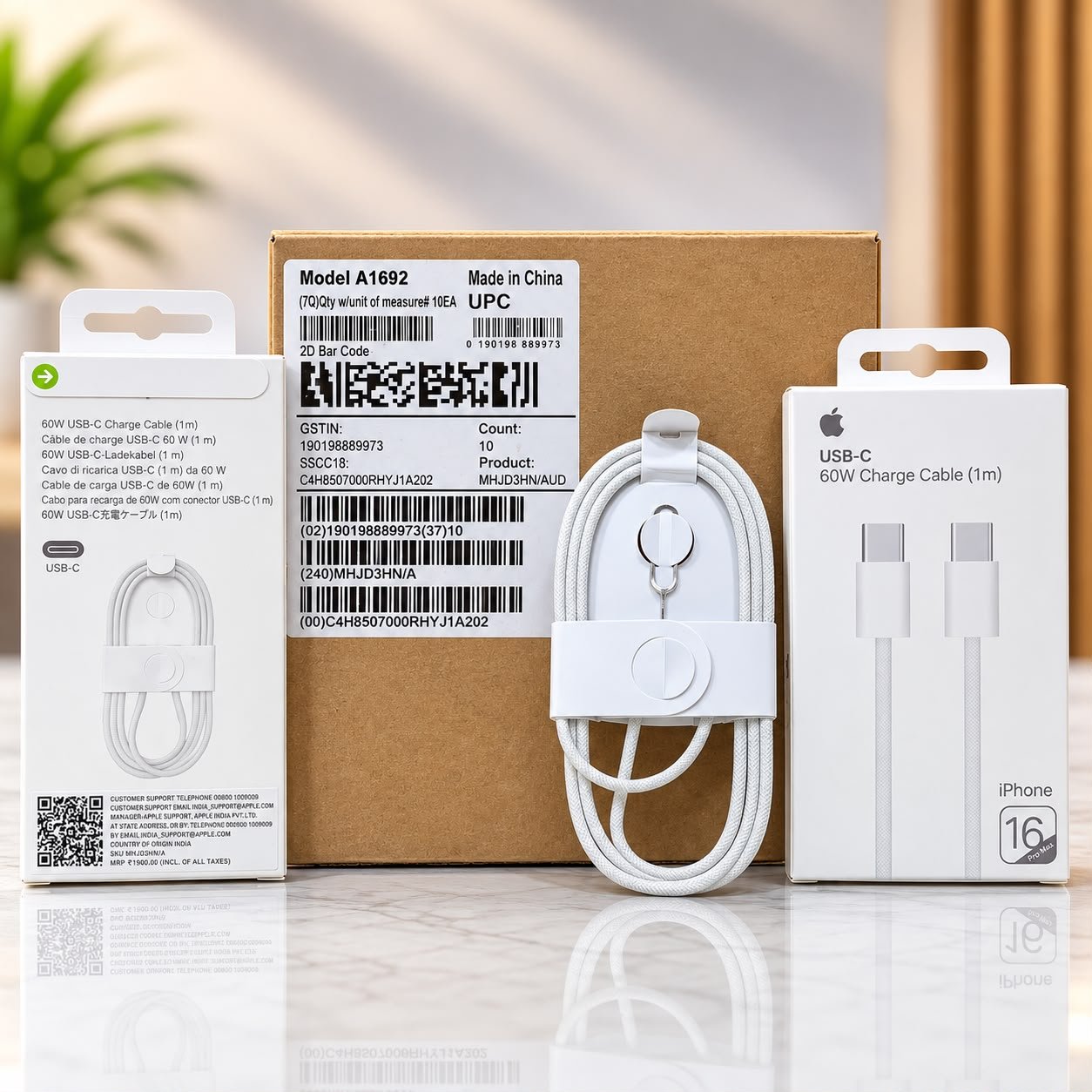Apple Iphone 16 Pure 60W C to C Cottan Wire  Fast Cable