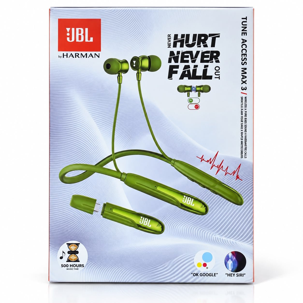 JBL 500H Dual Battery Wireless Bluetooth Neckband