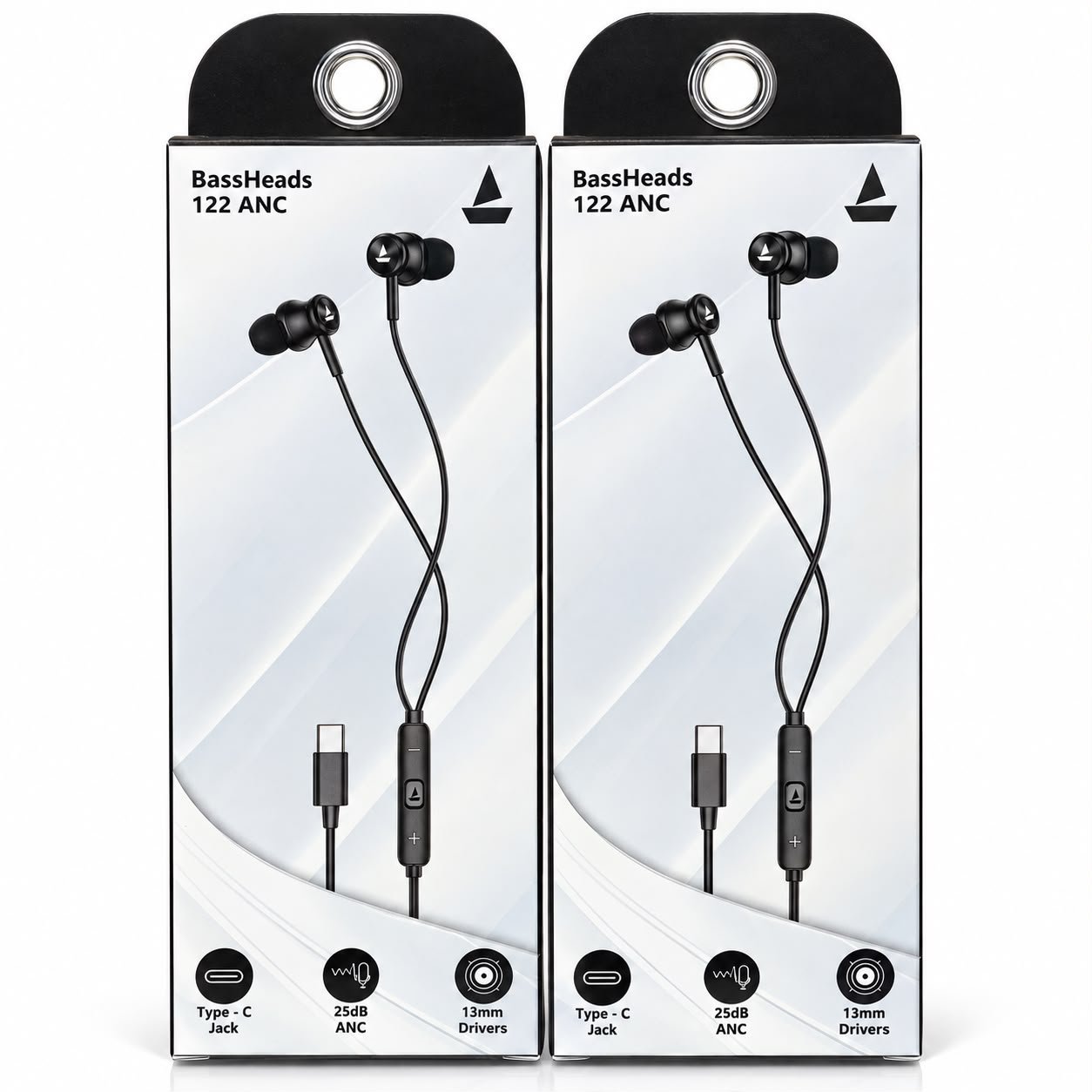BOAT 122 Anc Metal Megnetic Type c Earphone