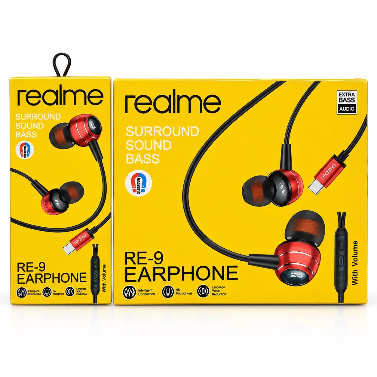Realme RE9 Type c Metal Megnetic Earphone