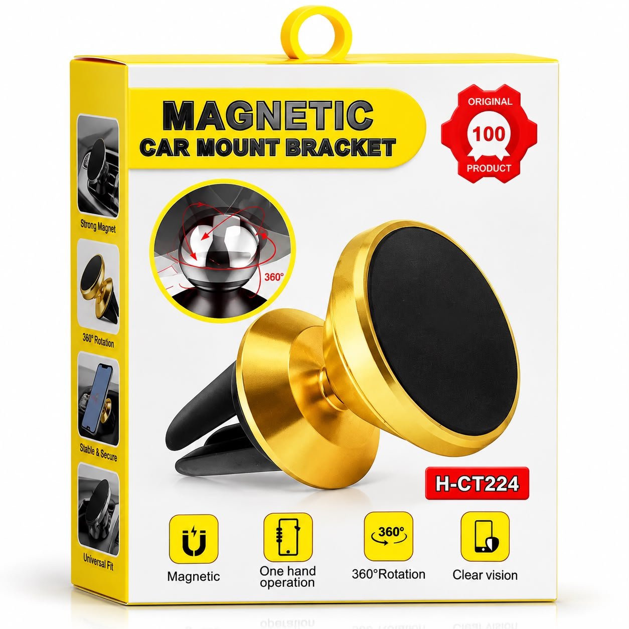 Magnetic Car Mount Bracket – H-CT224
