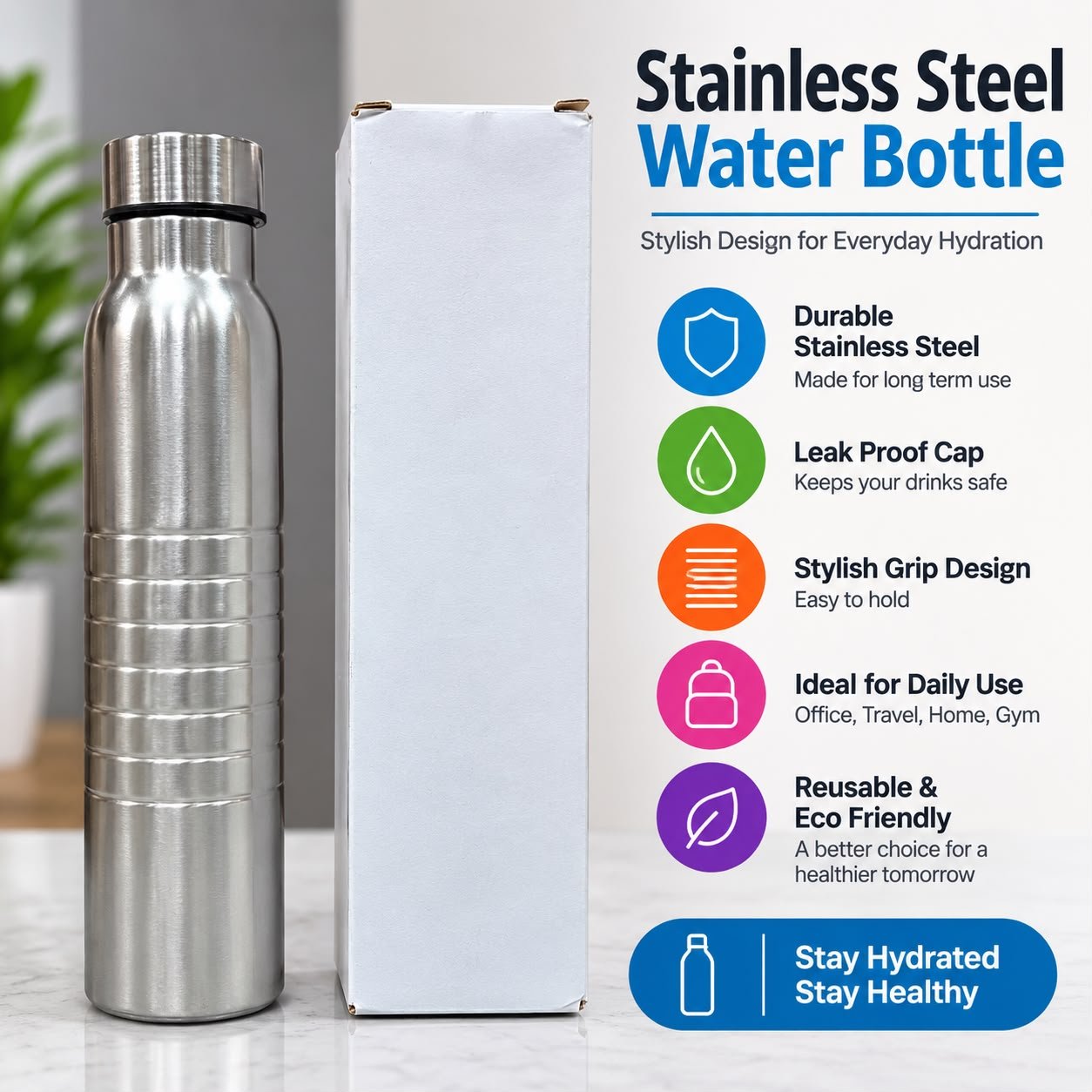 Stainless Steel Water Bottle