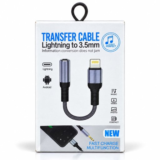 Metal iPhone Lightning to 3.5mm Earphone Jack