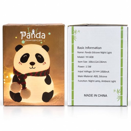 Panda Silicone Night Light